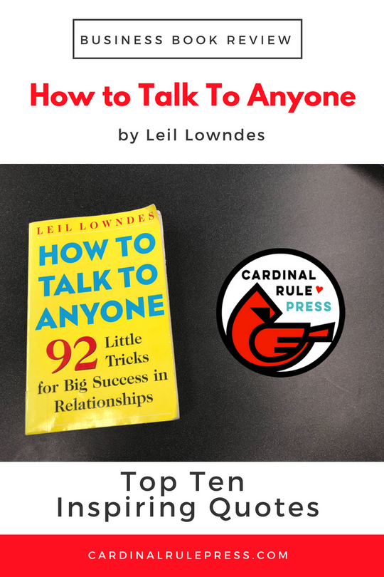 Business Book Review-How to Talk to Anyone