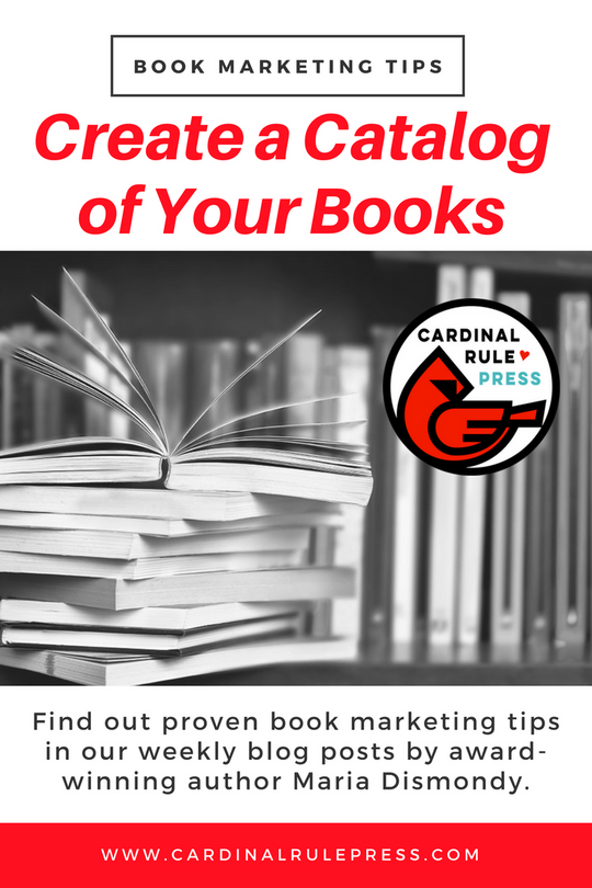 Marketing for Increasing Exposure Tip 15 Create a Catalog of Your Books