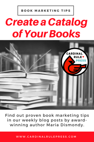 Marketing for Increasing Exposure Tip #15: Create a Catalog of Your Books