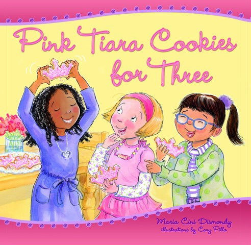 Pink Tiara Cookies for Three {Author Visit}