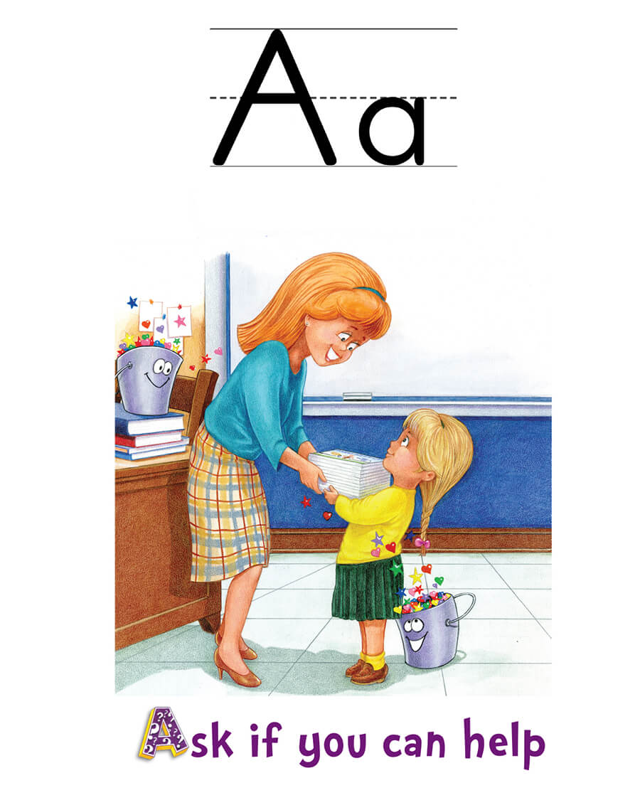 Bucket Filling from A to Z Poster Set | Cardinal Rule Press