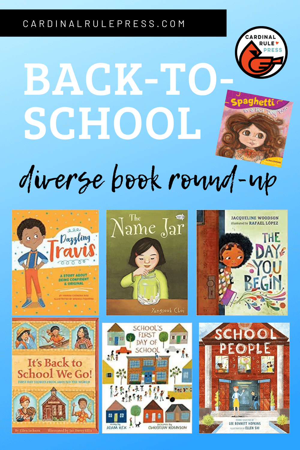 A Back To School Curated Book List Made Just for You! - Just in time for Back to School, we’ve got a very special CARDINAL RULE PRESS CURATED BOOK LIST of some of our very favorite books!
#BooksWorthReading #BooksToRead #BackToSchool #DiverseBookRoundUp