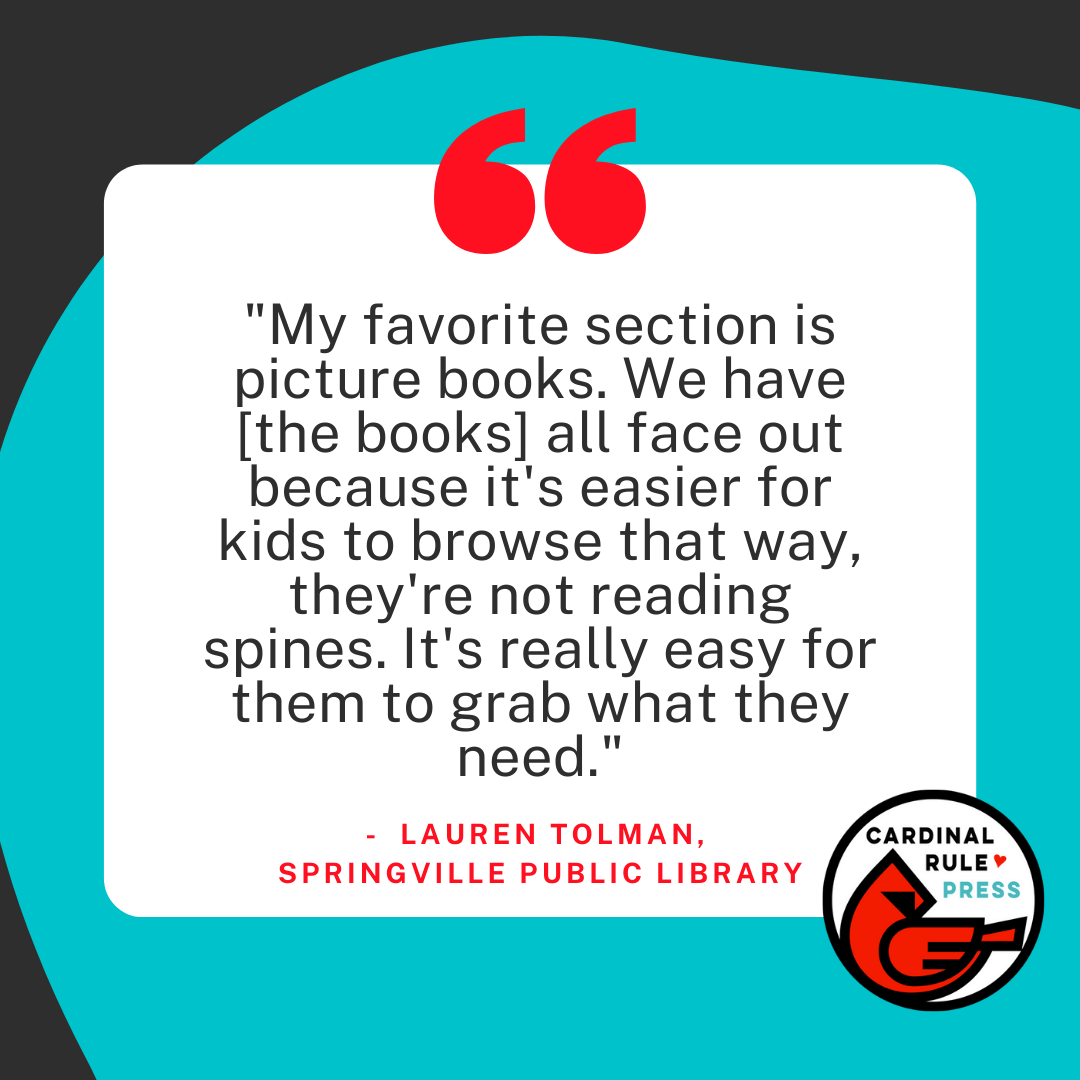 Summer Library Tour: Springville Public Library-We heard from Lauren Tolman and got to take an inside look into these creative spaces that house our favorite things---books and books and readers! #LibraryTour #SummerTour #SpringvillePublicLibrary