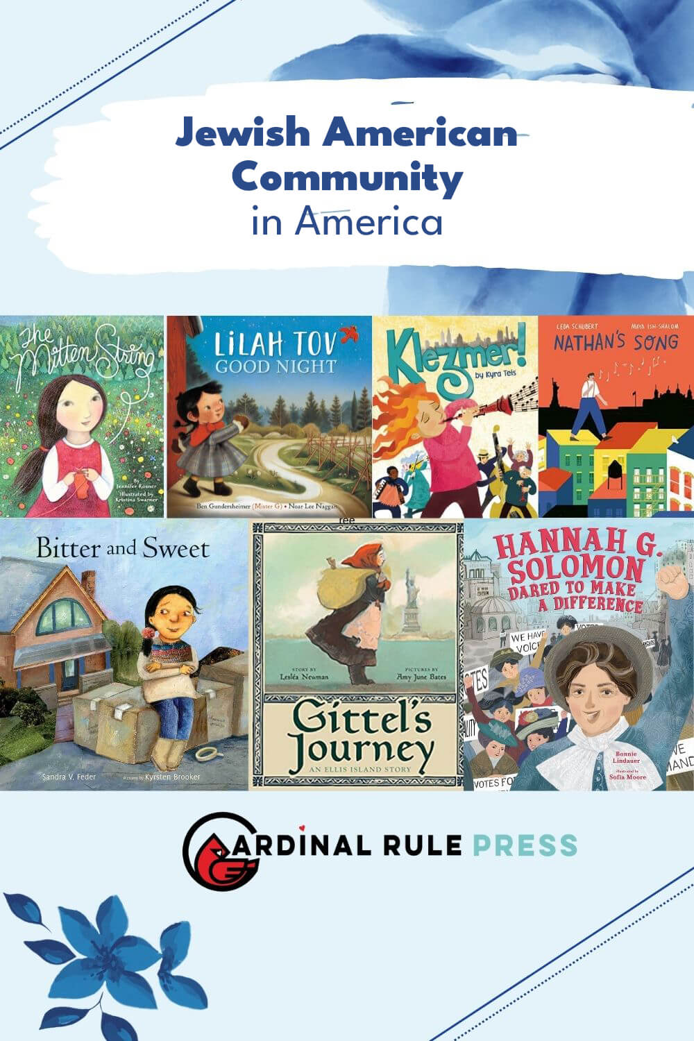 Jewish American in America. May is Jewish American Heritage Month and it’s a time to recognize the history of Jewish contributions to American culture. #BooksToRead #PictureBooks #ChildrensBooks #JewishAmericanBooks